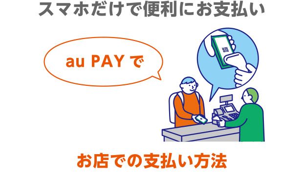 スマホだけで便利にお支払い auユーザーじゃなくても使える！