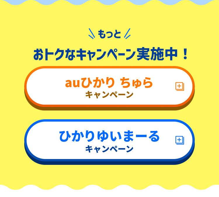 もっとおトクなキャンペーン実施中！